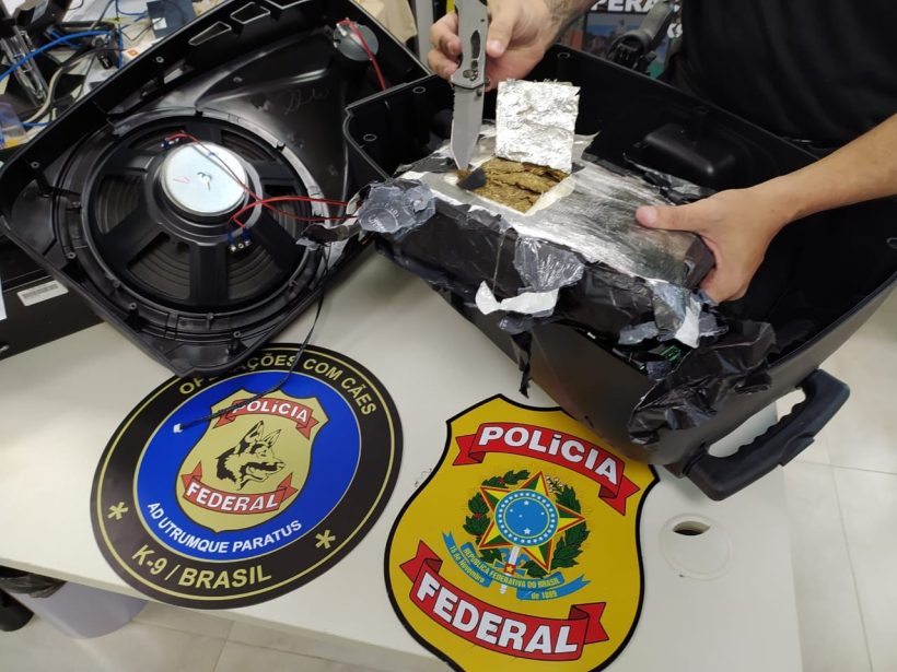 PF apreende maconha em empresa transportadora em Fortaleza