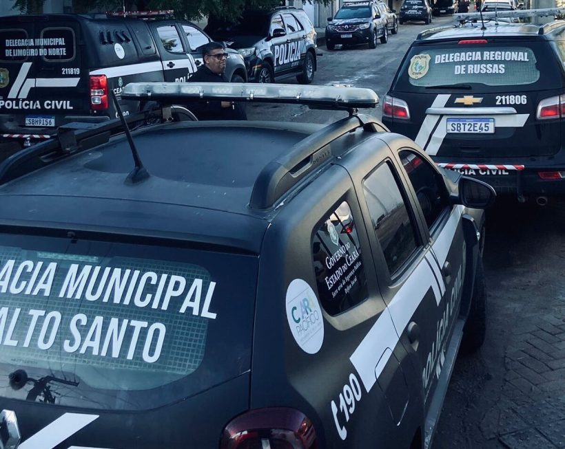 Operação prende suspeitos de envolvimento com organização criminosa no Ceará