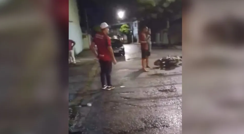 Zagueiro do Fortaleza atropela motociclista após invadir preferencial