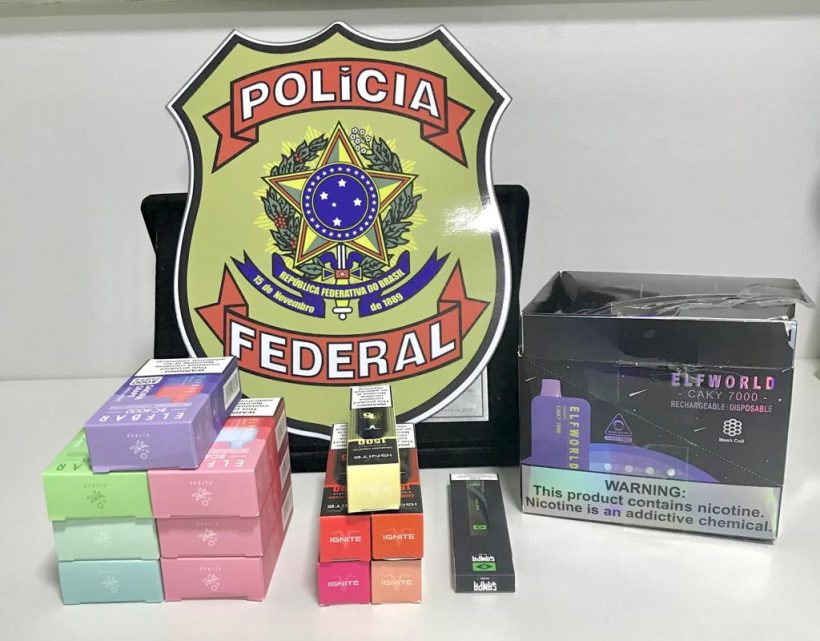 PF captura jovem que pretendia vender ciragarros eletrônicos na Expocrato