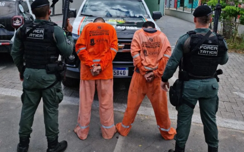 Polícia Militar captura dupla que roubou e manteve família refém em Sobral