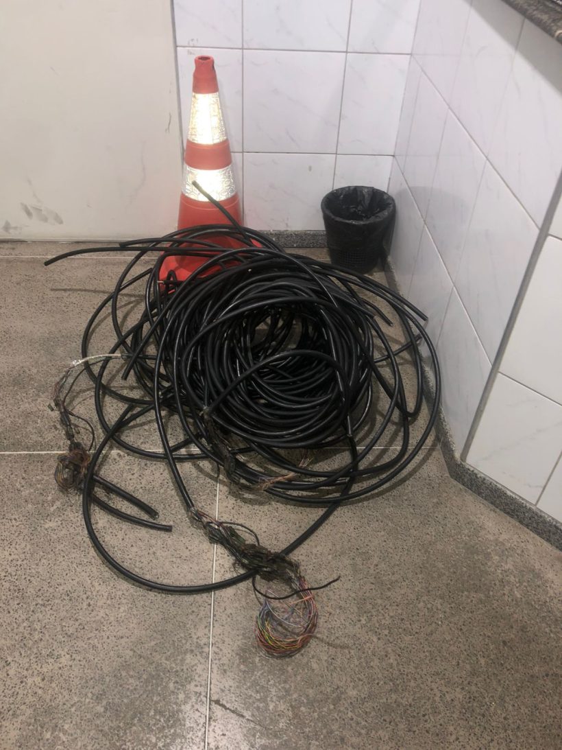 Homem é preso suspeito do furto de fios de energia na capital cearense