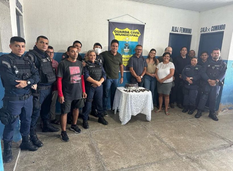 Prefeito em exercício de Pacatuba comemora 12 anos da Guarda Civil junto à categoria