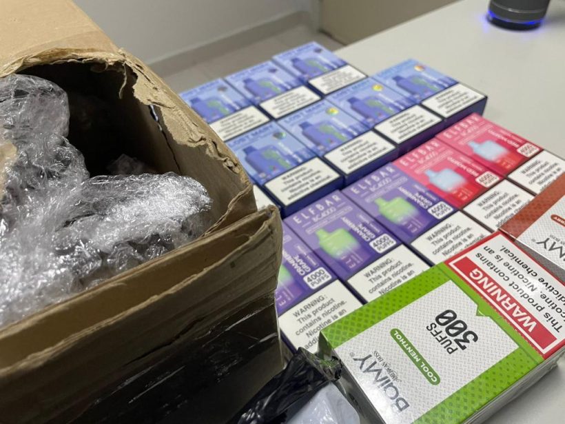 PF prende empresário e apreende carga de cigarros eletrônicos em Fortaleza