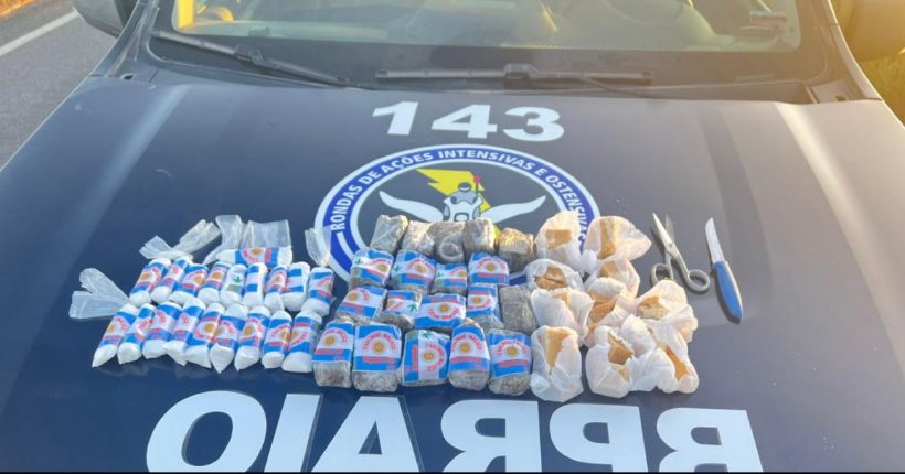Mulher é presa quando saía de Santa Quitéria portando 2 kg de drogas em ônibus em viagem