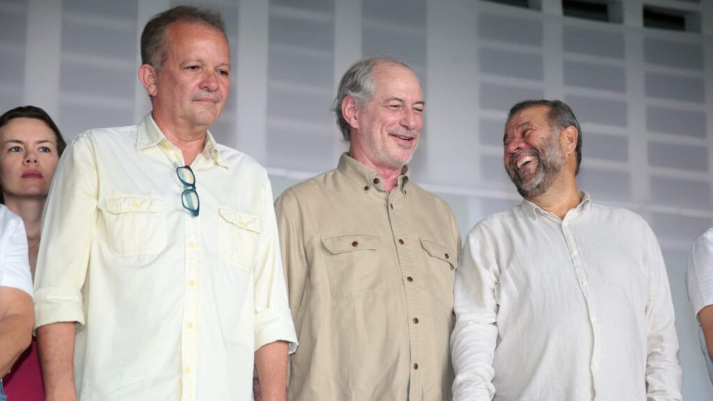 André Figueiredo, Ciro Gomes e Carlos Lupi