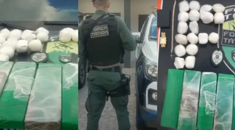 Polícia prende homem com 11 kg de drogas em Umirim