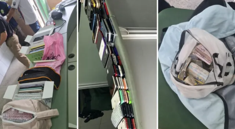 Polícia Civil encontra 200 celulares em carro de guarda municipal