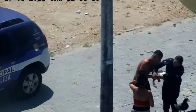 Agentes da Guarda Municipal de Fortaleza salvam recém-nascida engasgada