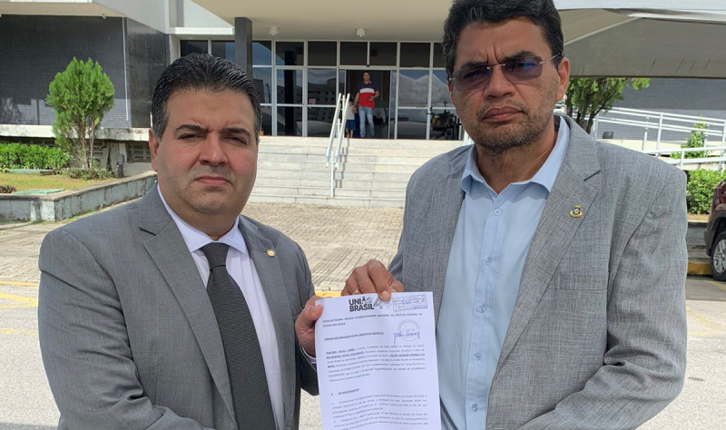 Felipe Mota e Sarg. Reginauro protocolam PEC que estabelece emendas impositivas no Ceará