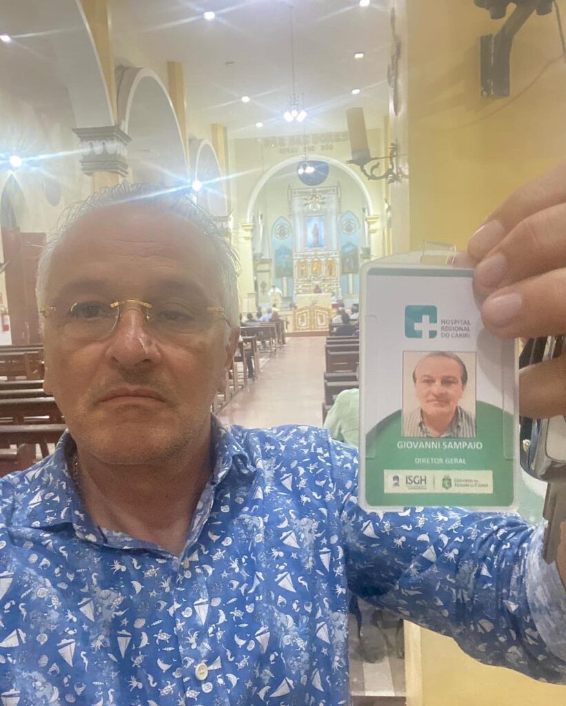 Giovanni Sampaio assume direção do HCR. (Foto: reprodução/Instagram)