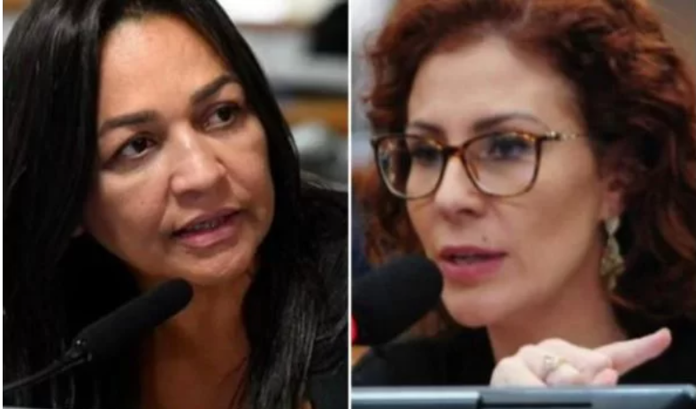 Eliziane Gama se confunde e cobra informações à PM errada sobre marido de Carla Zambelli