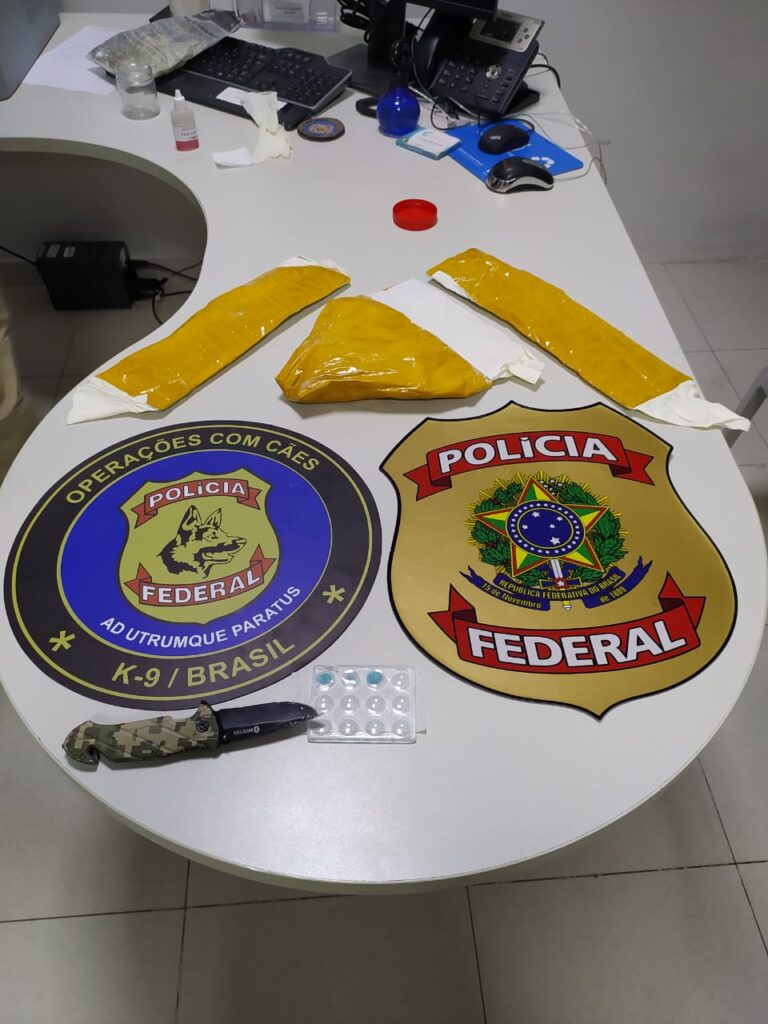 Polícia Federal captura dupla usando fraldas para esconder cocaína no Aeroporte de Fortaleza