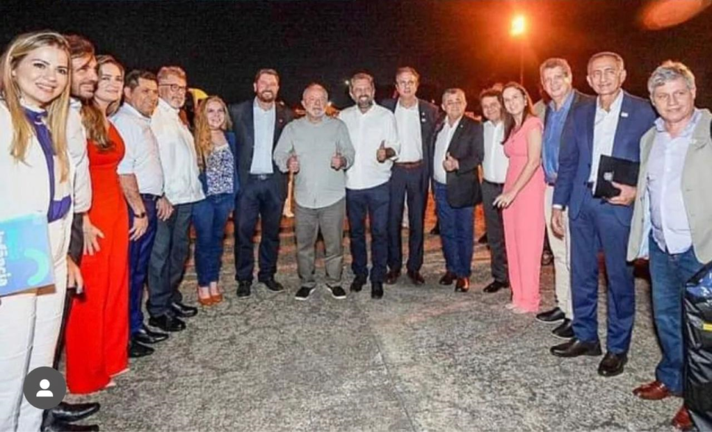 Chega de Lula a Fortaleza na noite que quinta-feira, dia 31 de agosto
