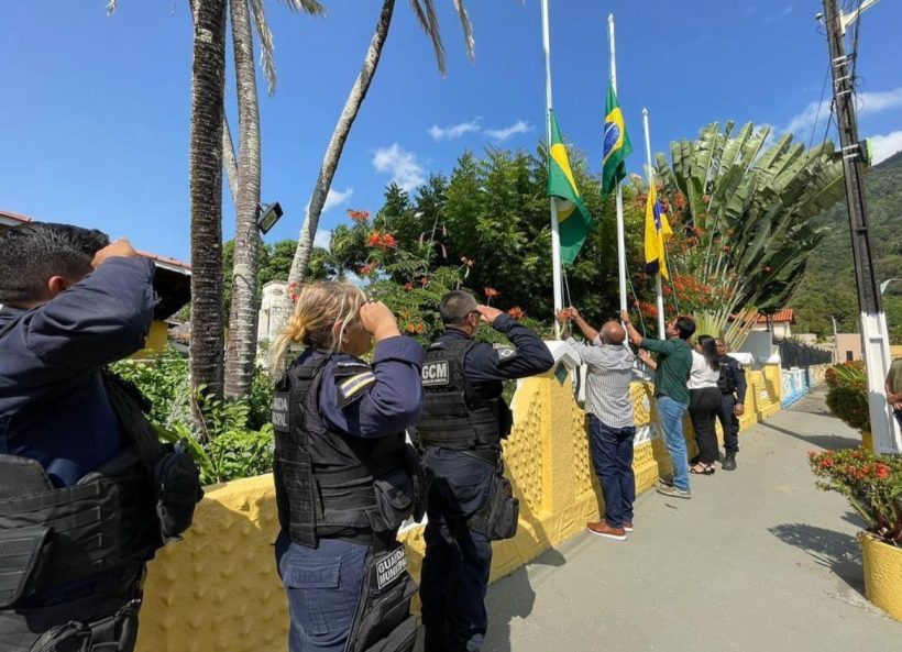 Prefeito Rafael Marques participa da abertura da semana cívica em Pacatuba