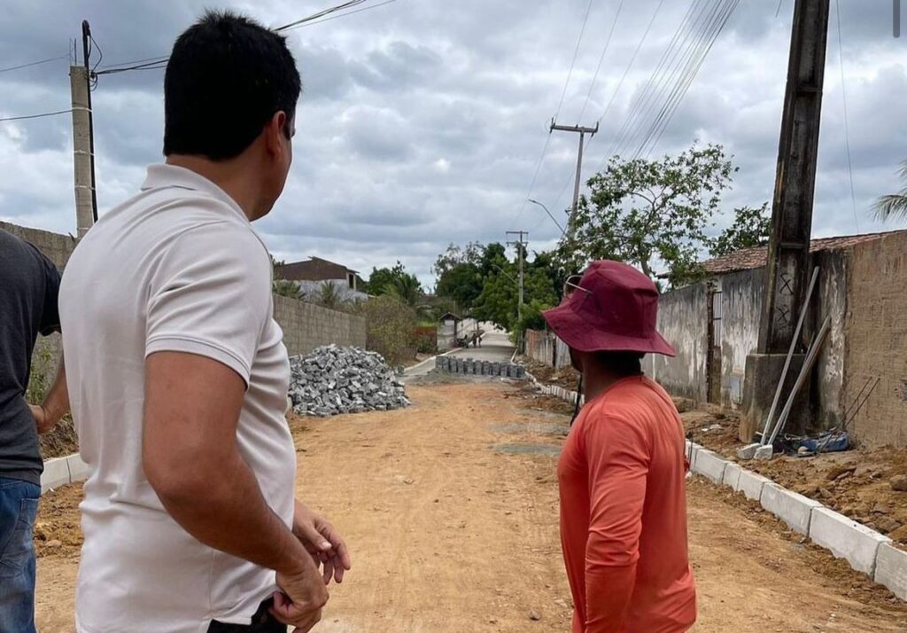 Rafael Marques no trabalho contínuo para melhor a vida da população de Pacatuba