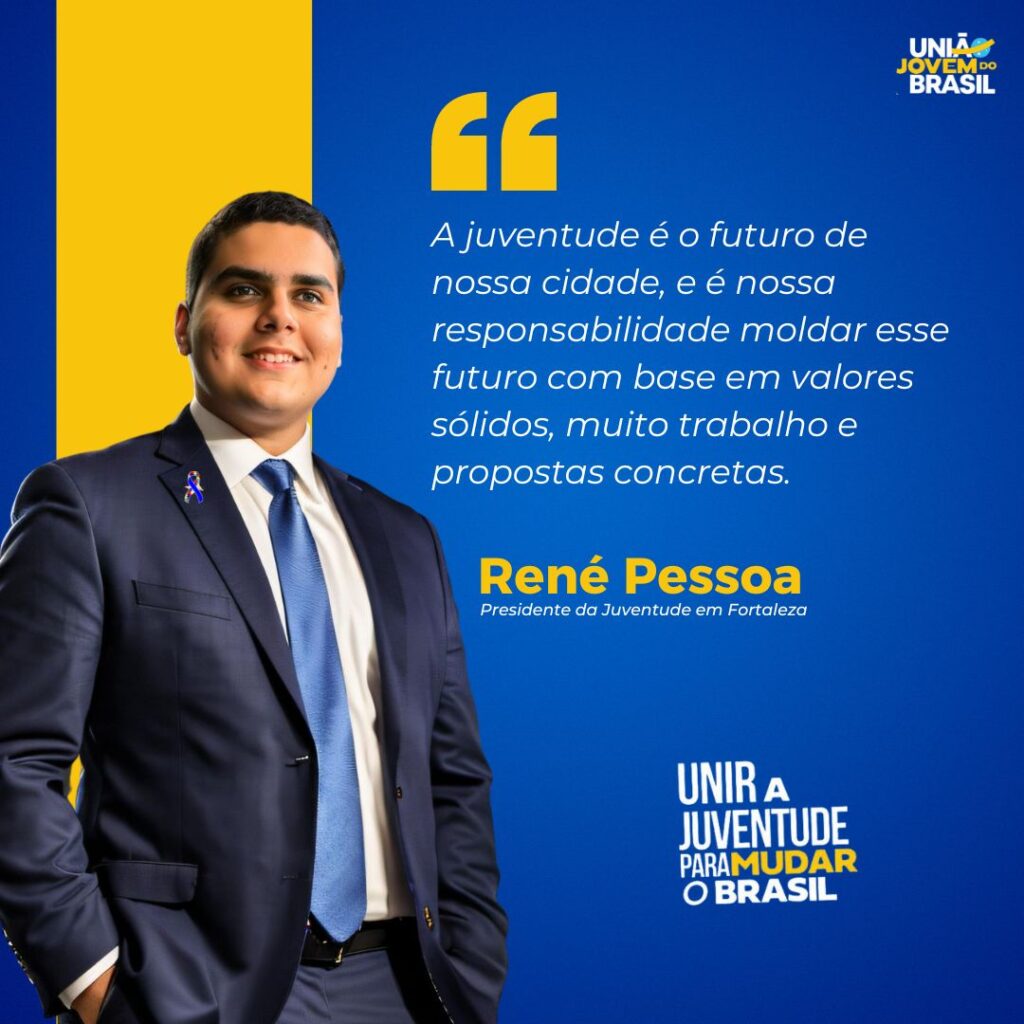 René Pessoa assume braço jovem do União Brasil em Fortaleza