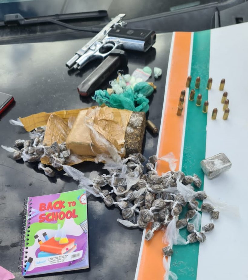 Jovem com extensa ficha criminal é capturado com arma, munições e drogas em Fortaleza