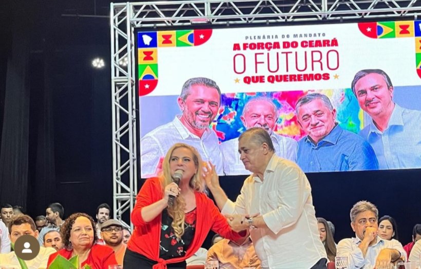 Luizanne comparece a evento do PT e se posiciona na corrida para a Prefeitura