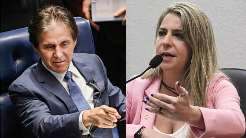 Eunício convida Luiziane a deixar o PT e se filiar ao MDB
