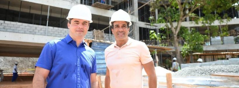 Wagner visita Salvador para conhecer obras e diz que exemplos podem ser executados no Ceará