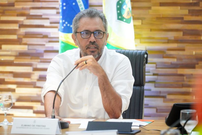 Governador Elmano de Freitas é diagnosticado com pneumonia e cancela agenda