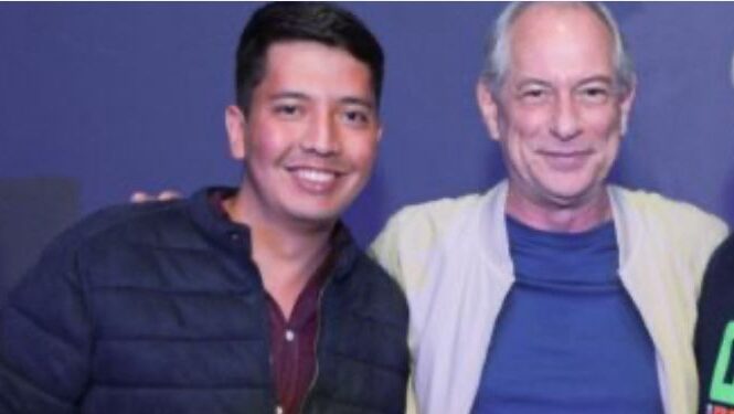 Foto: Ciro e auxiliar de campanha presidencial