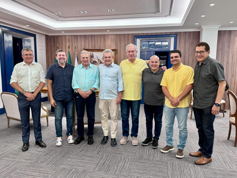 Prefeito Sarto recebe Tasso no Paço Municipal e fortalece aliança eleitoral PDT-PSDB