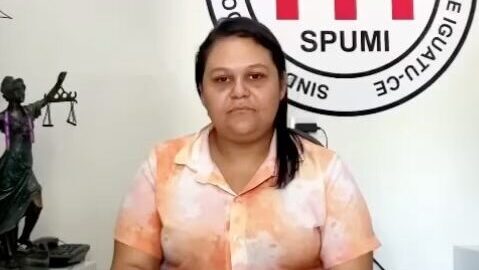Presidente do SPUMI, Sayonara Fernandes, foi presa durante operação Martelo de Ferro. (Foto: reprodução/vídeo)