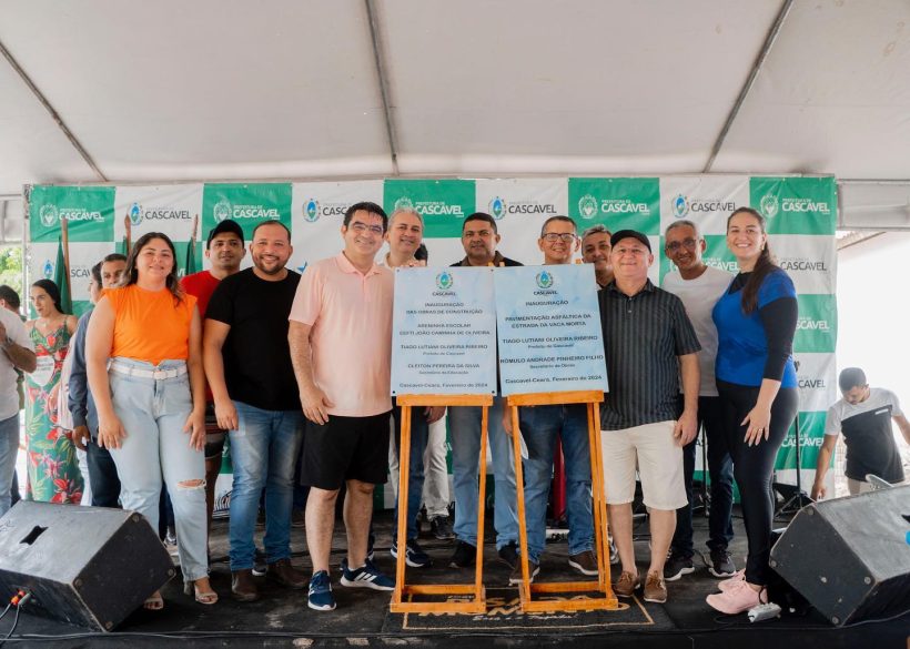 Prefeitura de Cascavel inaugura estrada que liga CE-040 a CE-138, beneficiando três comunidades