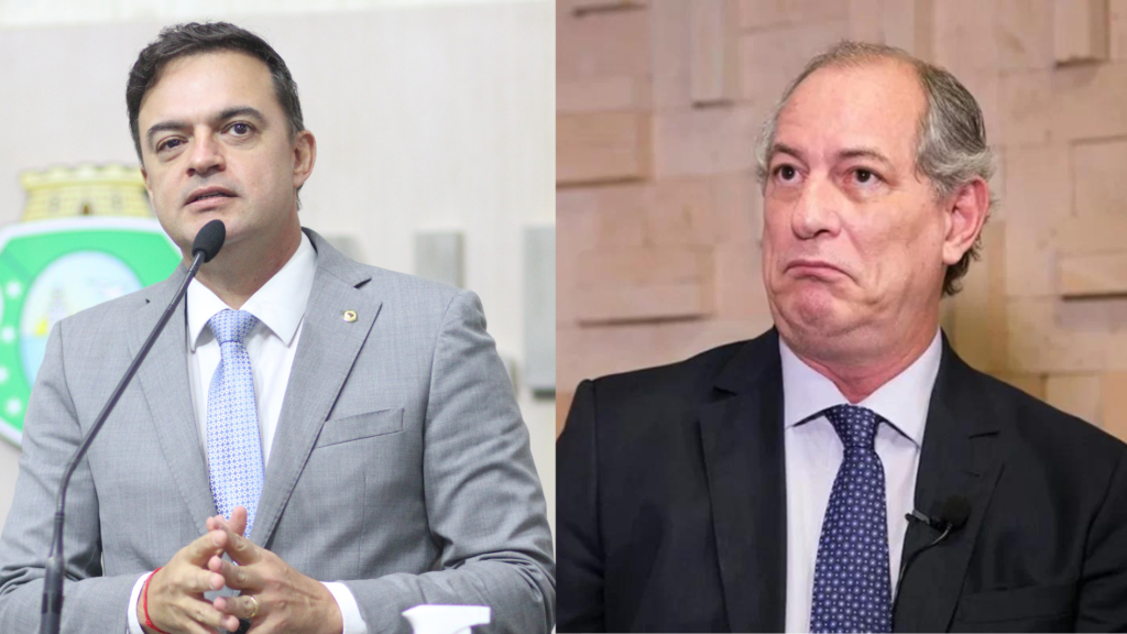 Foto: Fernando Santana e Ciro Gomes (reprodução)
