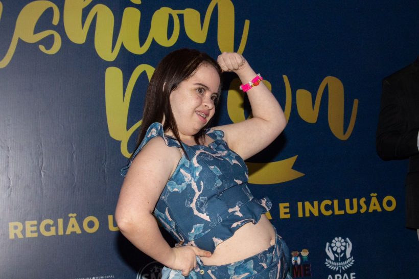 Eusébio sedia 2ª edição do Fashion Down em alusão do Dia Internacional da Síndrome de Down