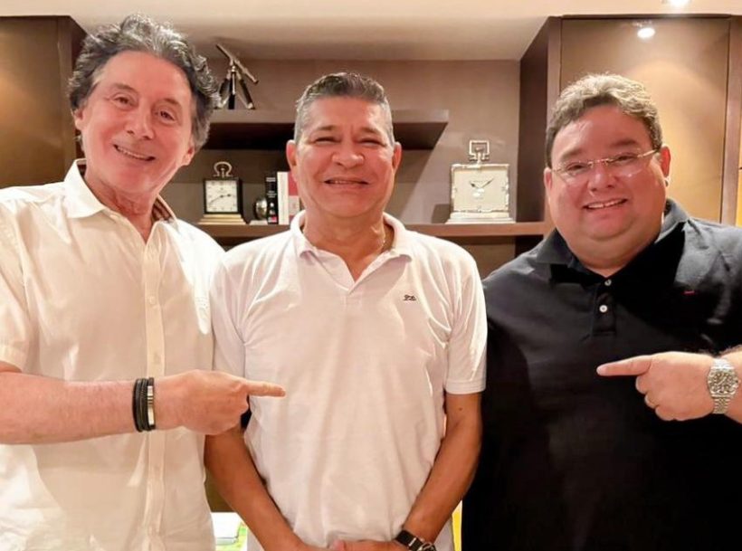 Eunício Oliveira, Tanilo Menezes e Vanderlan Alves