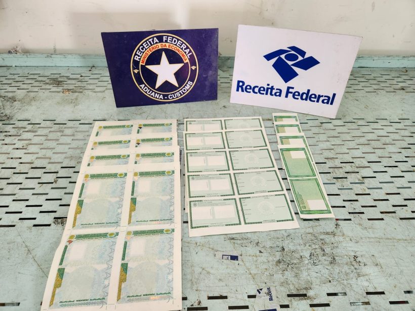 Receita Federal apreende documentos falsos no Aeroporto de Fortaleza