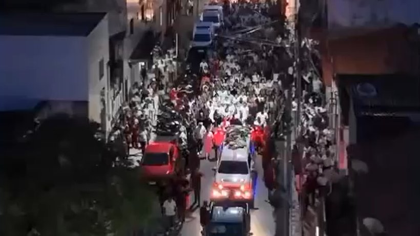 Camocim no cortejo de vereador assassinado em restaurante
