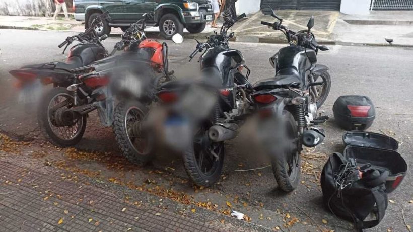 Três suspeitos de adulterar motocicletas são presos em Fortaleza