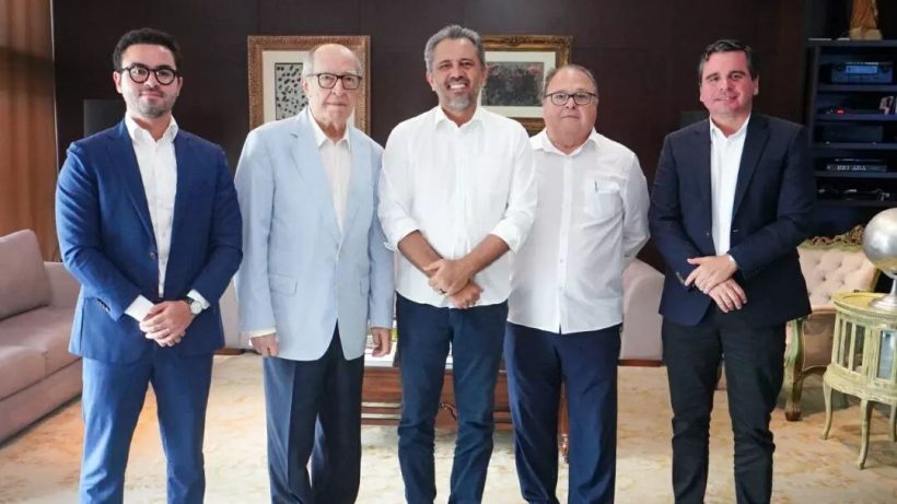 Elmano se reúne com Lúcio Alcântara para debater ampliação do ICC