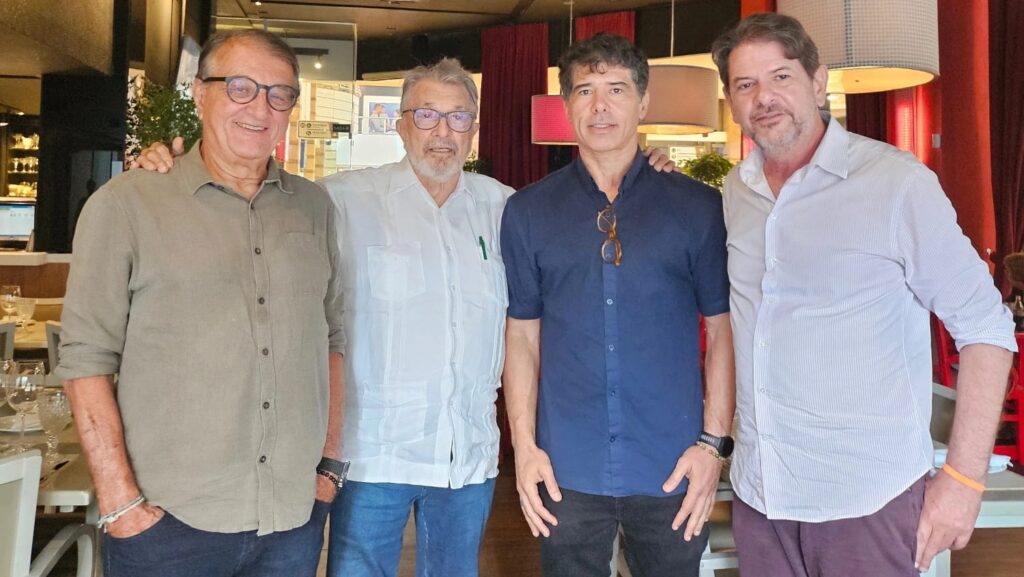 Arialdo Pinho, Eudoro Santana, Igor Pinho e Cid Gomes