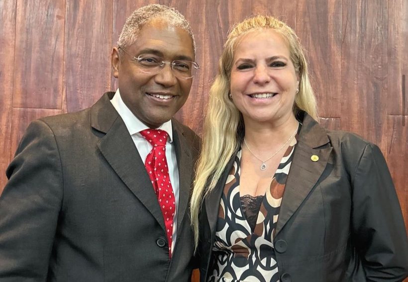 Luizianne evita Evandro em evento a Catanho na Câmara de Fortaleza