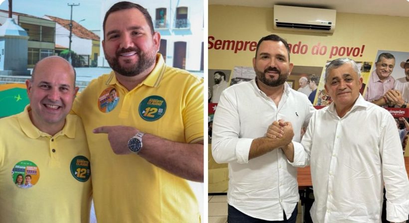 Prefeito de Quixelô sai do grupo de Roberto Cláudio e passa a ser apoiado por Guimarães