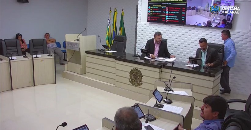Câmara de Santana do Acaraú rejeita pedido de do prefeito Meu Deus