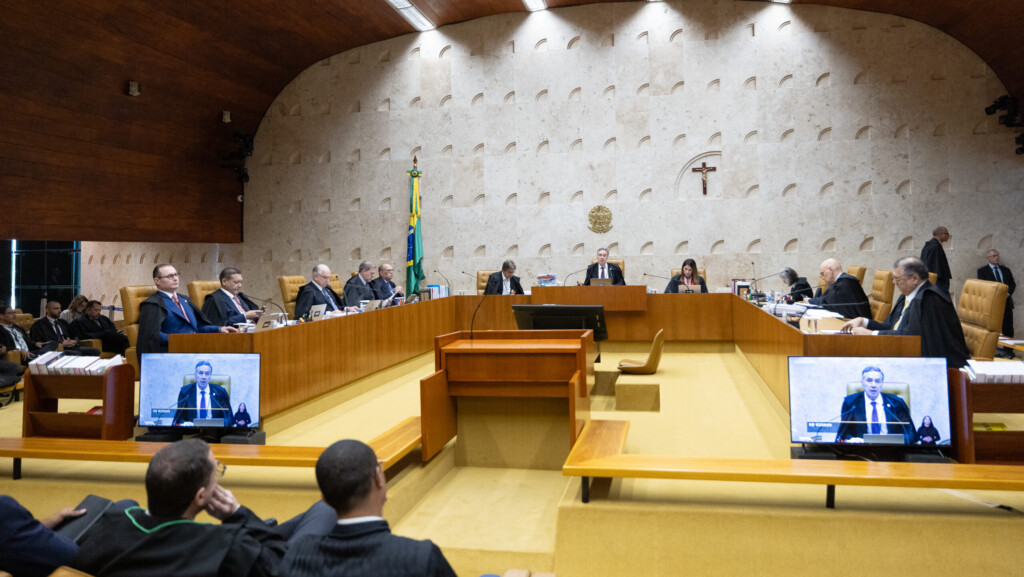 Ministro Luís Roberto Barroso preside Sessão Plenária realizada em 20 de junho de 2024. (Foto: Andressa Anholete/STF)