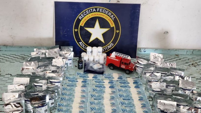 Receita Federal apreende encomenda com 300g de haxixe no Aeroporto de Fortaleza
