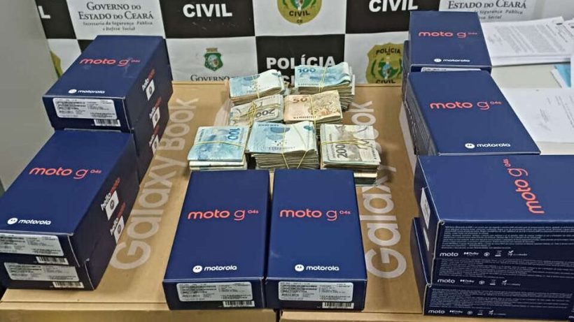 Polícia Civil apreende mais de 100 aparelhos eletrônicos sem notas físicas