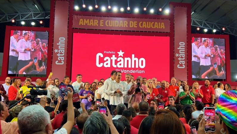Elmano, Camilo, Luizianne e Evandro, homologam Catanho a prefeito de Caucaia