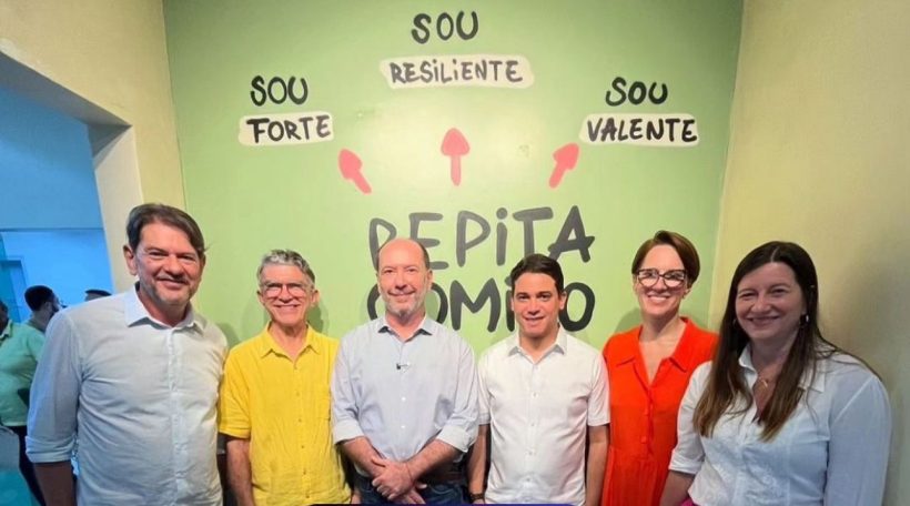 Prefeito Ivo Gomes reaparece para inaugurar Centro de Oncologia da Santa Casa de Sobral