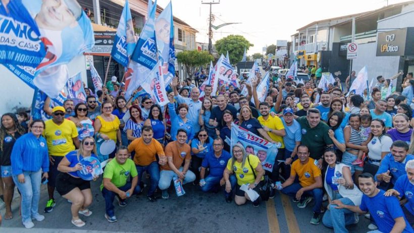 Nezinho Farias inicia campanha à reeleição com caminhada pelo Centro de Horizonte