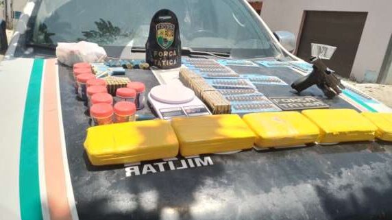 Polícia Militar prende traficante de drogas em Itapipoca, na região Norte do Ceará