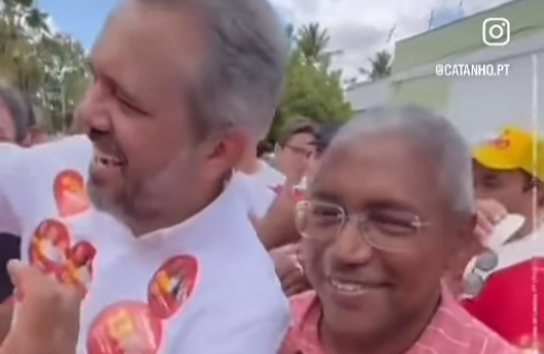 Elmano participa da caminhada de Catanho sem Valim