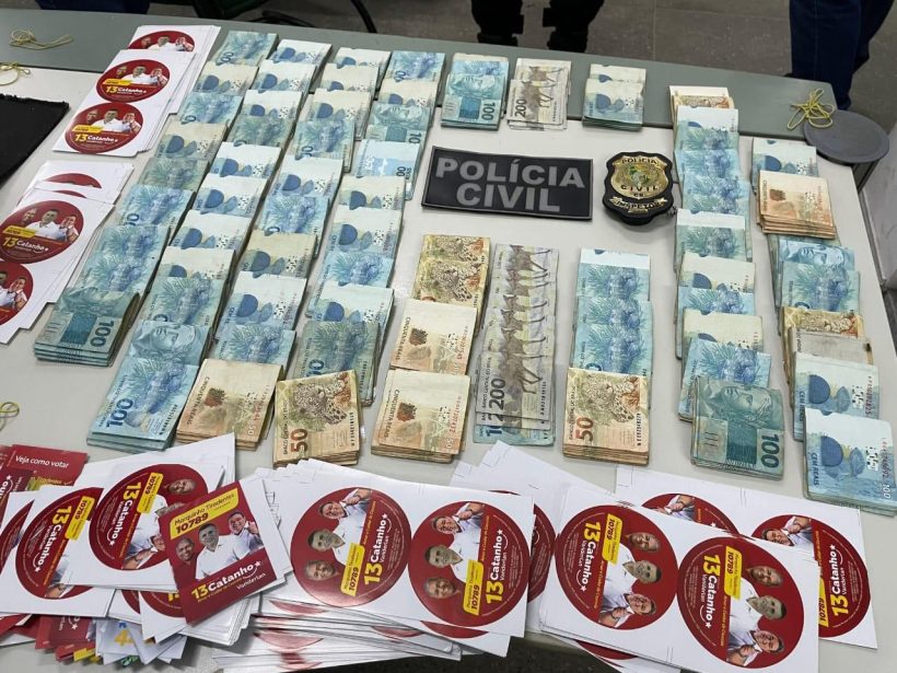 PC afirma que dinheiro e santinhos apreendidos em Amontada não estão relacionados a crime eleitoral